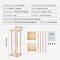 Gold Floral Centerpiece Stands 4PCS, 31.5" High Wedding and Event Display